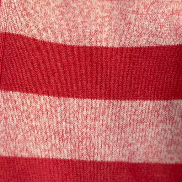 Patagonia Women’s Light Pink Striped Half-Zip Fleece Pullover Size L - Picture 6 of 11